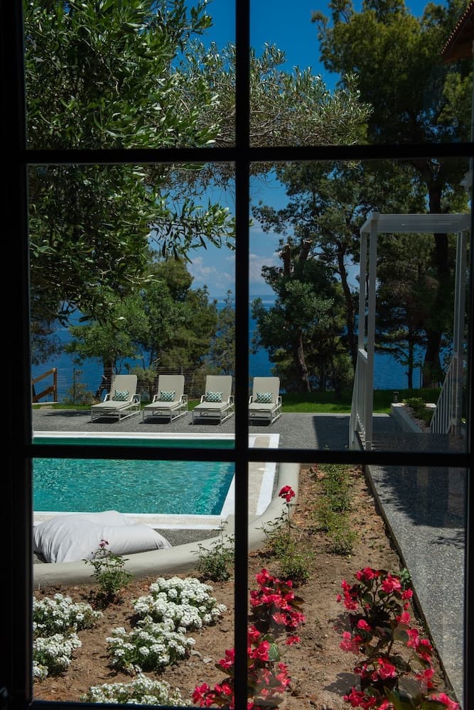 Konaklama yerinin ön cephesi