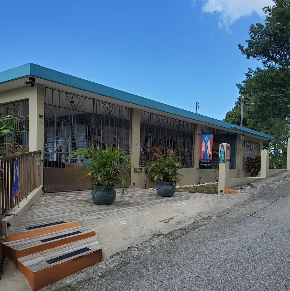 Konaklama yerinin ön cephesi