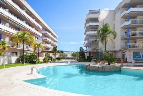 Vista Roses Mar - Apartamento con piscina