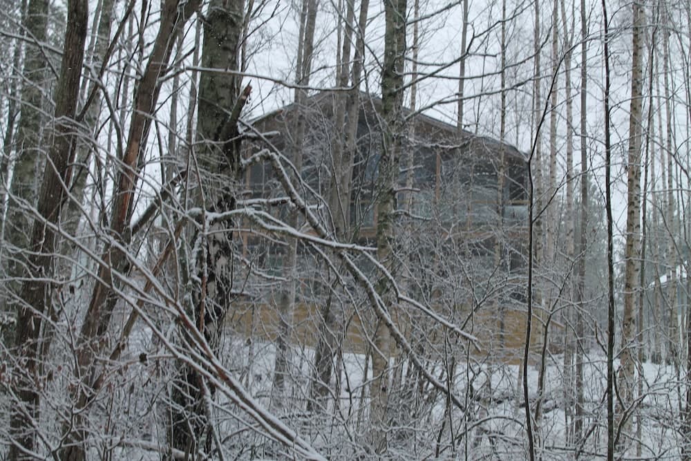 Konaklama yerinin ön cephesi