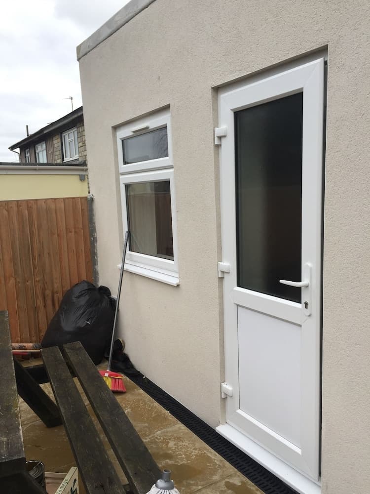 Konaklama yerinin ön cephesi