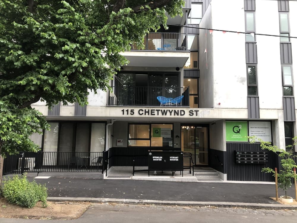 Konaklama yerinin ön cephesi