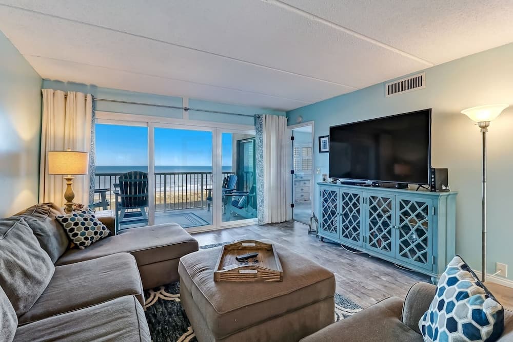 Amelia by the Sea Oceanfront Condo with Access to Private Fishing Pier by RedAwning
