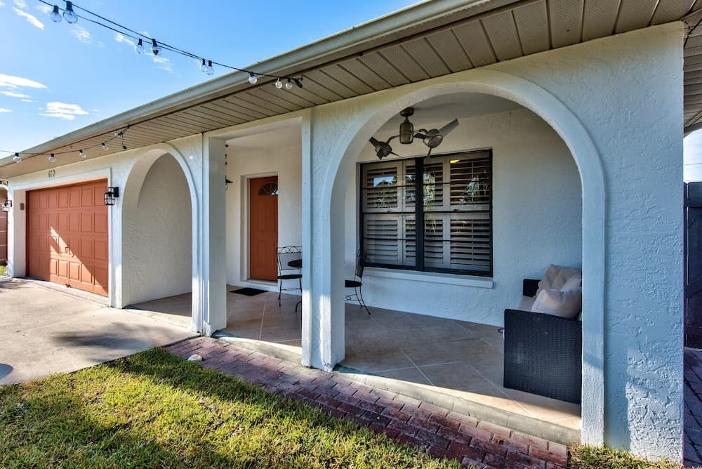 Konaklama yerinin ön cephesi