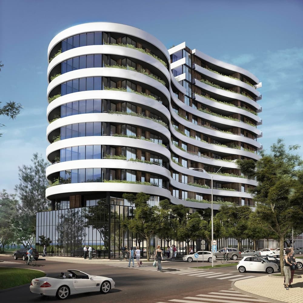 Konaklama yerinin ön cephesi