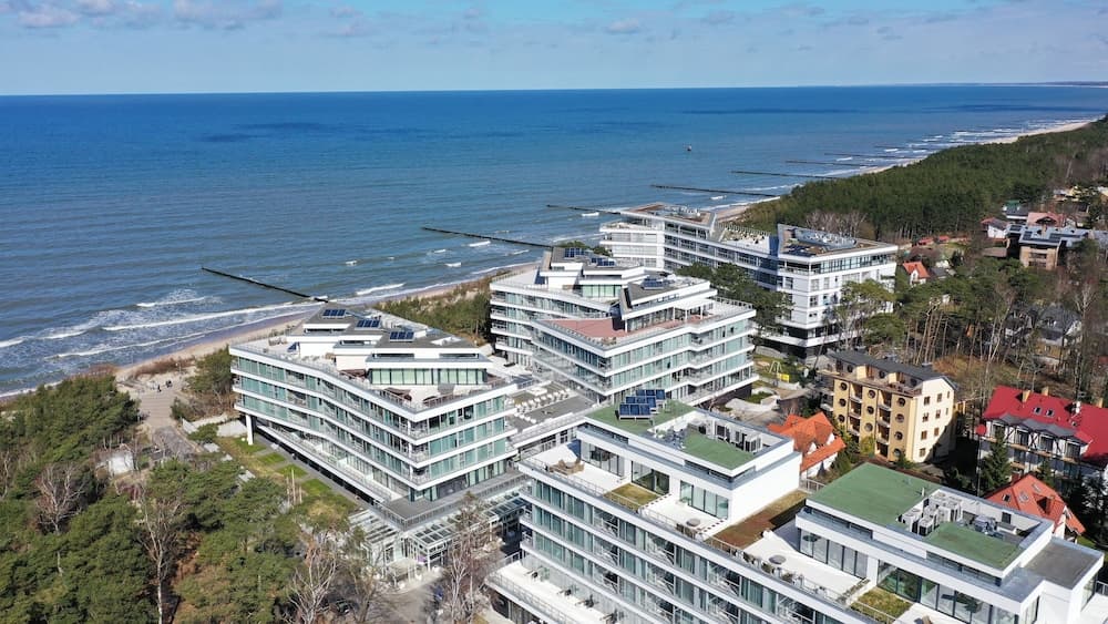 Konaklama yerinin ön cephesi