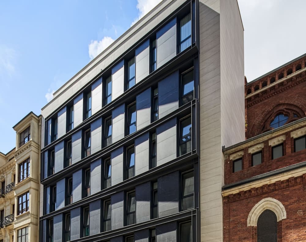 Konaklama yerinin ön cephesi