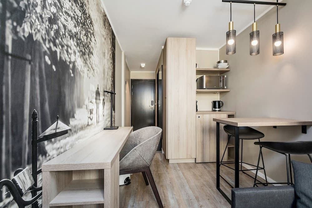 Newly redecorated studio Bikes