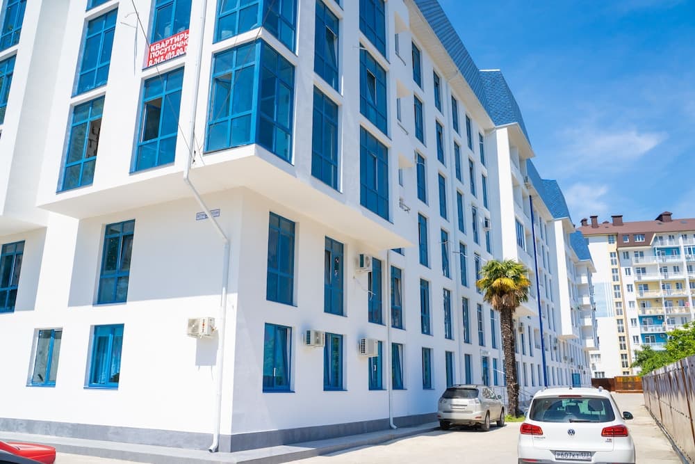 Konaklama yerinin ön cephesi