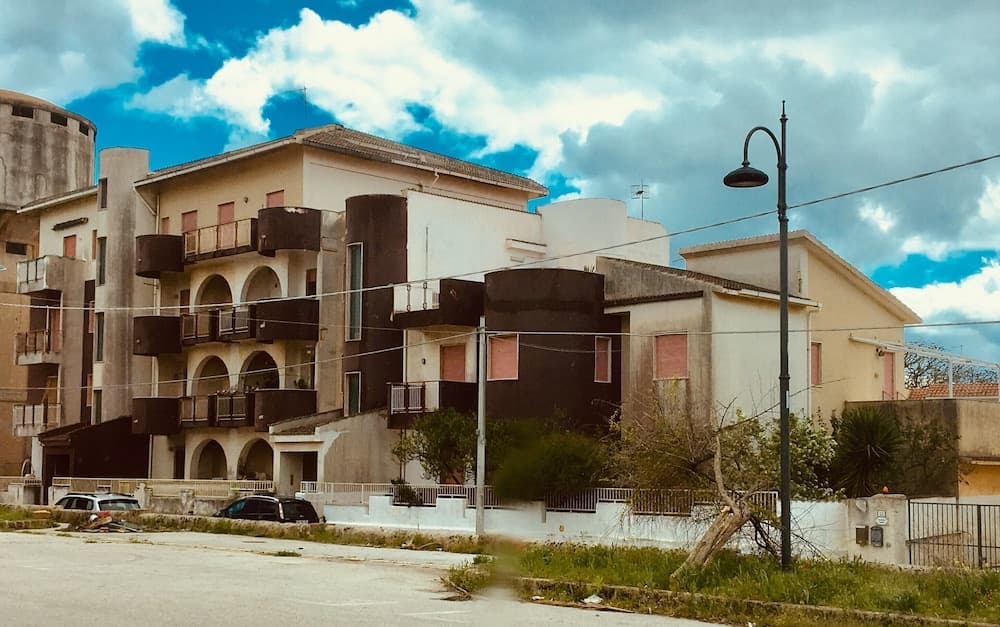 Konaklama yerinin ön cephesi