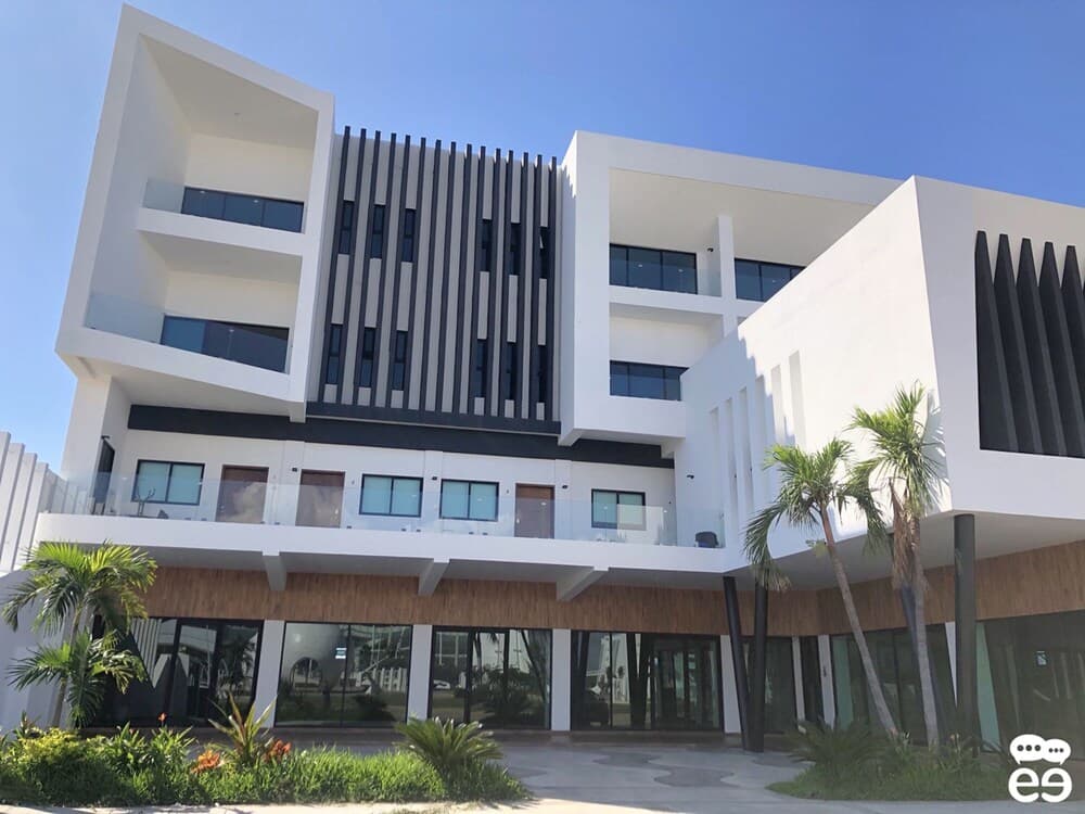 Konaklama yerinin ön cephesi