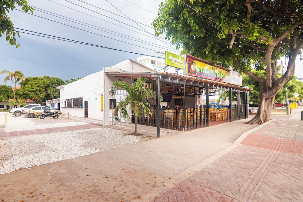 Konaklama yerinin ön cephesi