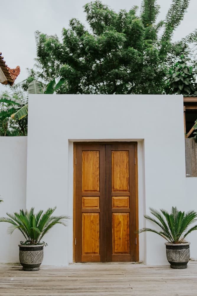 Konaklama yerinin ön cephesi