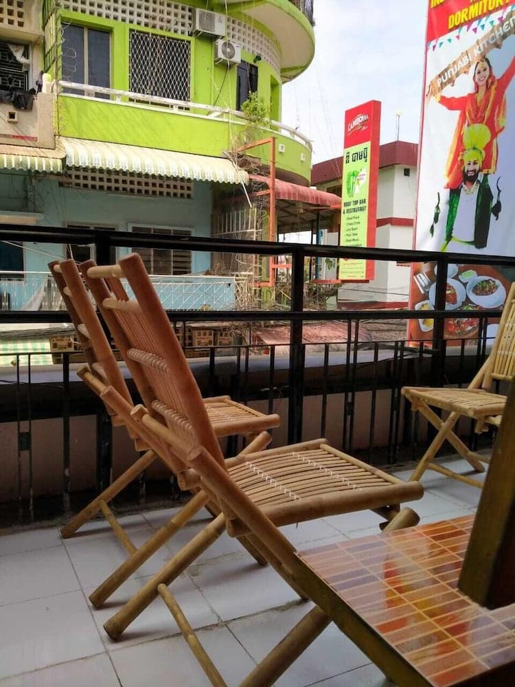 Konaklama yerinin ön cephesi