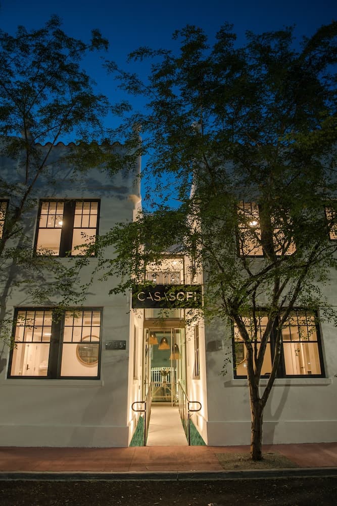 Konaklama yerinin ön cephesi