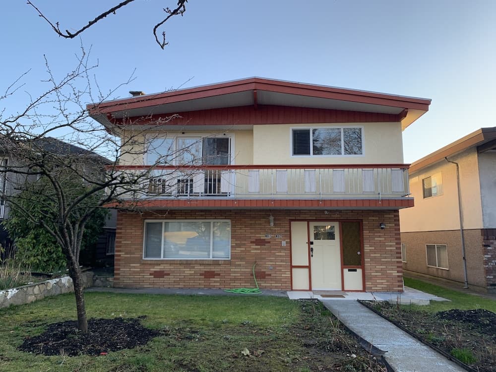 Konaklama yerinin ön cephesi