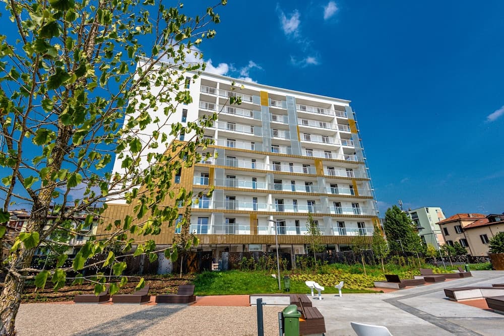 Konaklama yerinin ön cephesi