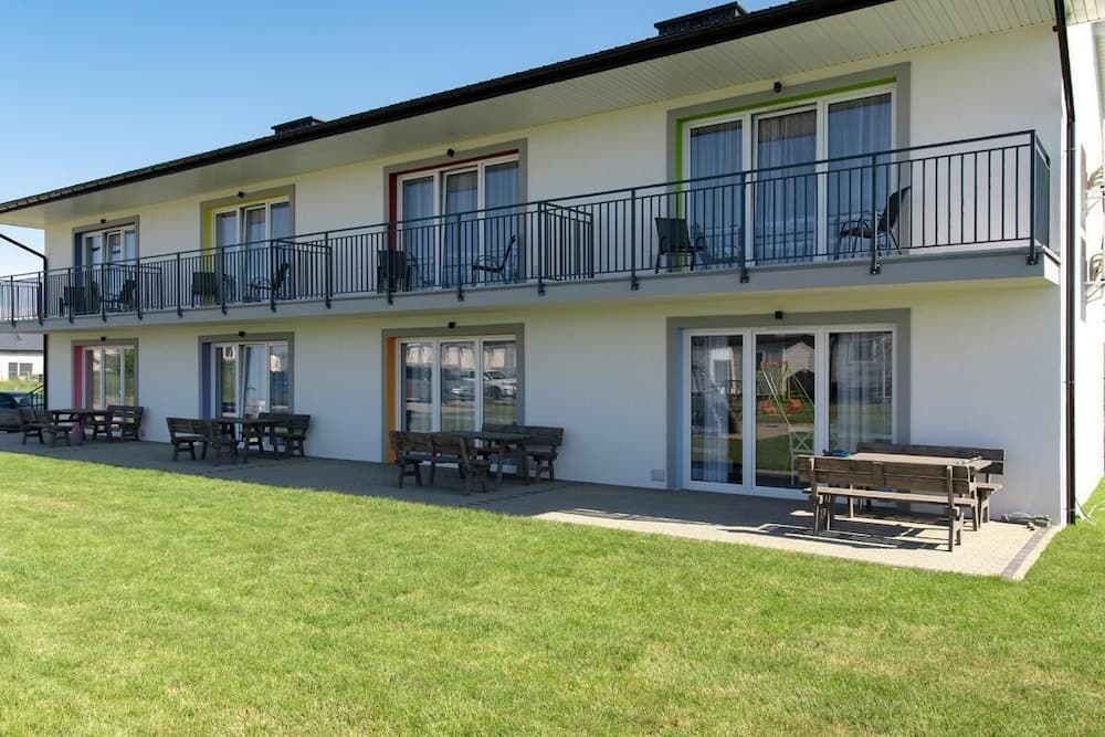 Konaklama yerinin ön cephesi