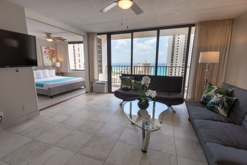 Newly Remodeled Corner Unit at the Waikiki Banyan with Diamond Head Views by Koko Resort Vacation Rentals