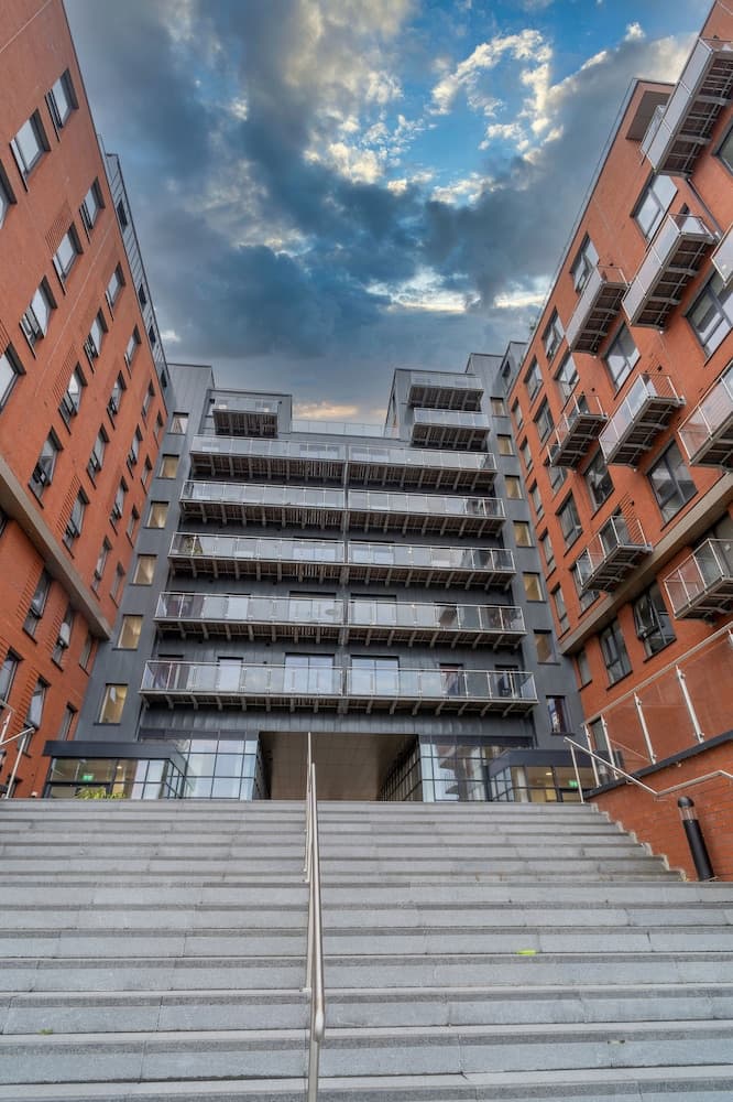 Konaklama yerinin ön cephesi