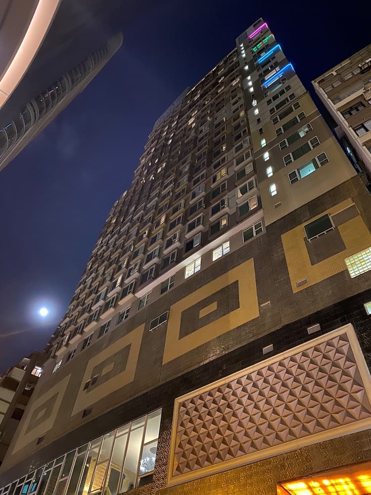 Konaklama yerinin ön cephesi