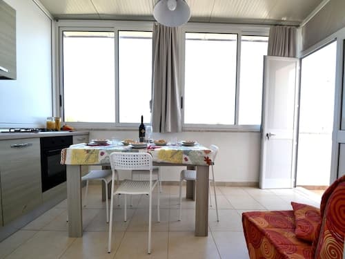 Three-room Apartment With air Conditioning on the First Floor - Torre Dell'orso