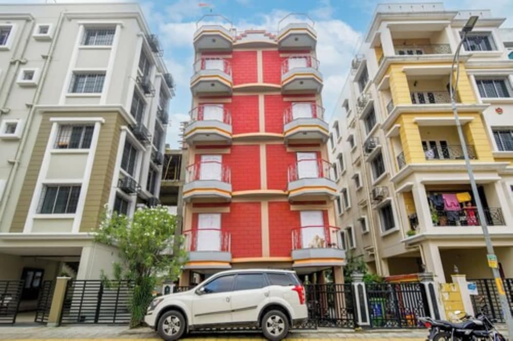 Konaklama yerinin ön cephesi