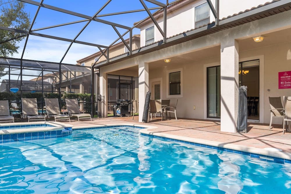 Giant Villa W/private Pool&spa, Game Room, & More!