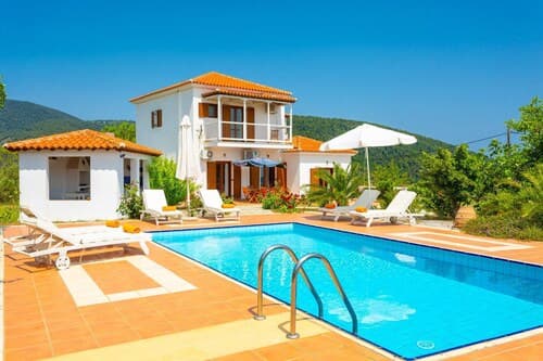 Villa Glafki Large Private Pool Sea Views A C Wifi - 2829