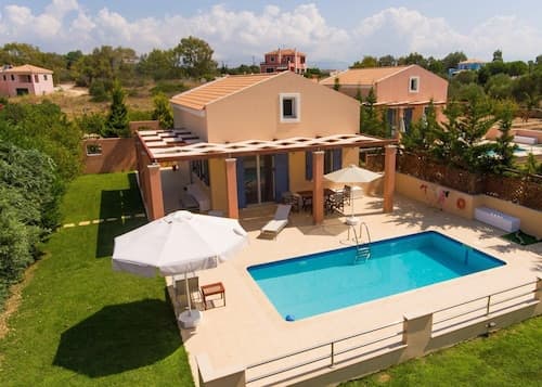 Nafsika Beach House Large Private Pool Walk to Beach Sea Views A C Wifi Car Not Required - 1880