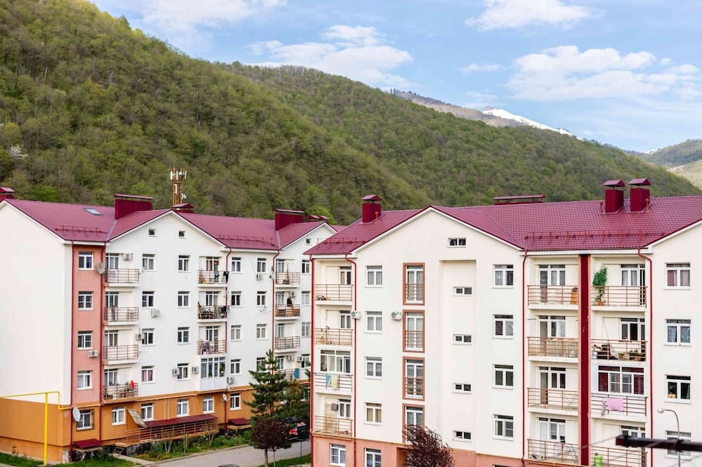 Konaklama yerinin ön cephesi