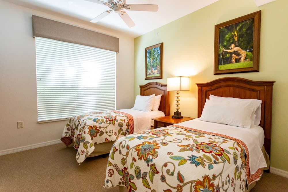 Messina Vacation Rental at Lely Resort. Spacious 3-BR, 2-Bath Condo with Lake Views and Handicap Accessibility. Enjoy Community Pool, Hot Tub, and Proximity to Naples Beaches and Dining