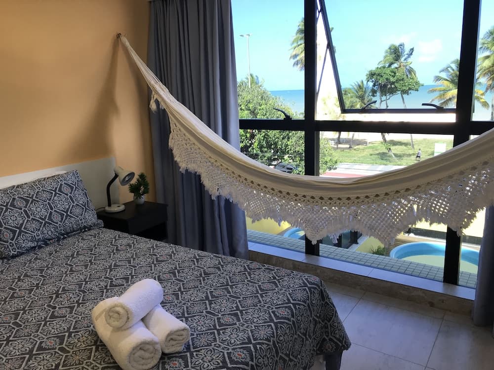 Bela Hospedagem - Lindo flat frente mar