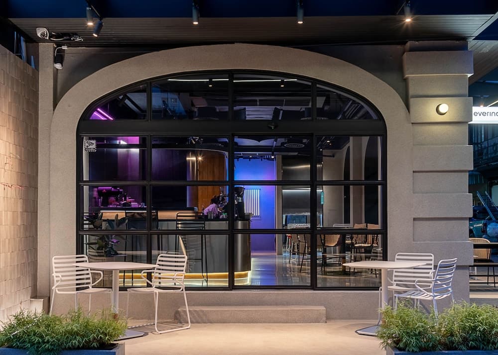 Konaklama yerinin ön cephesi