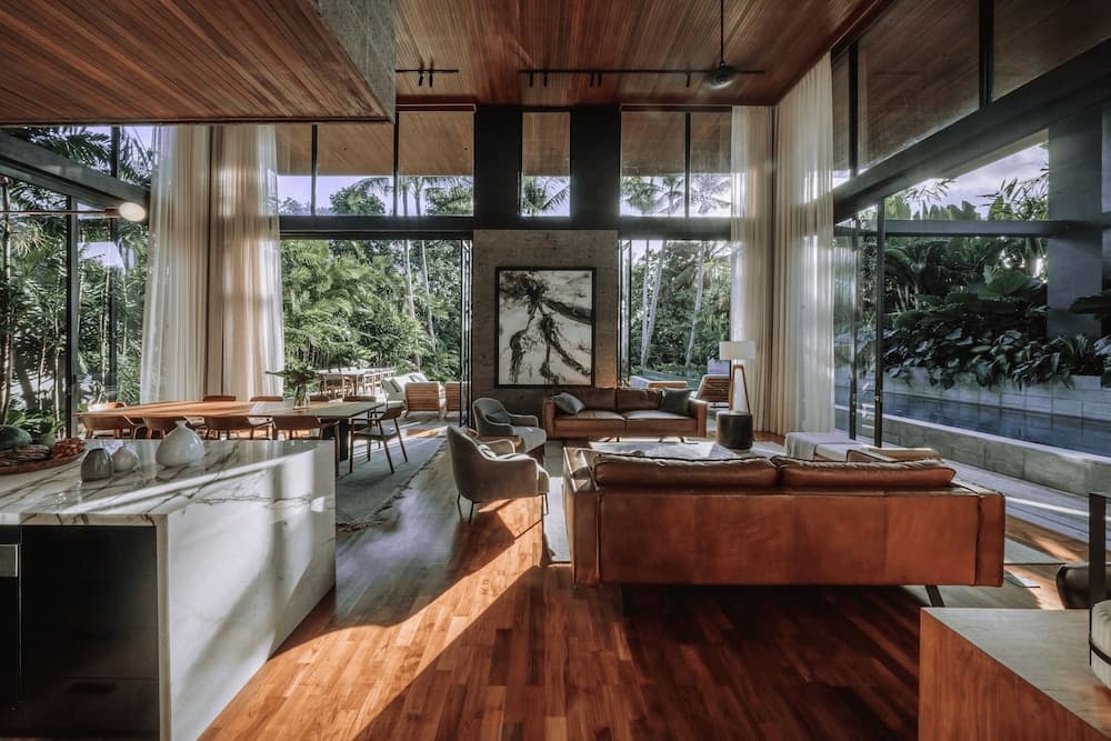 Konaklama yerinin ön cephesi