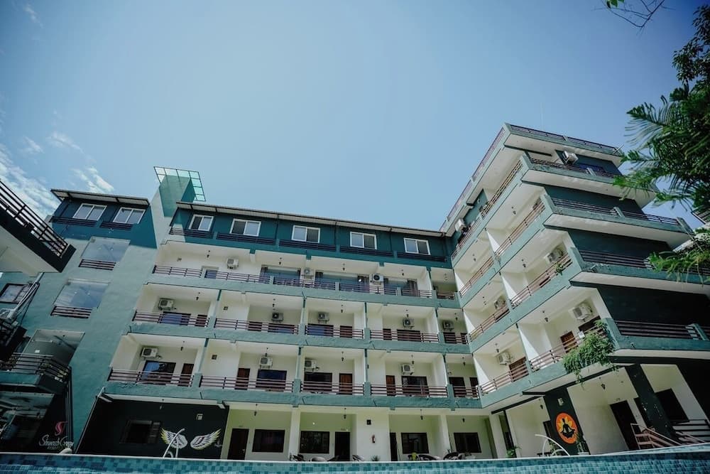 Konaklama yerinin ön cephesi