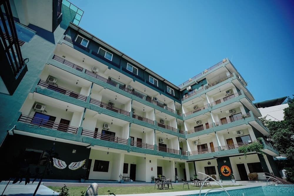 Konaklama yerinin ön cephesi