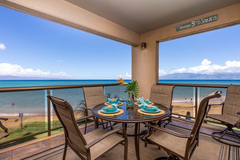 Sands Of Kahana 315 2bd/2ba Oceanfront 2 Bedroom Condo by RedAwning