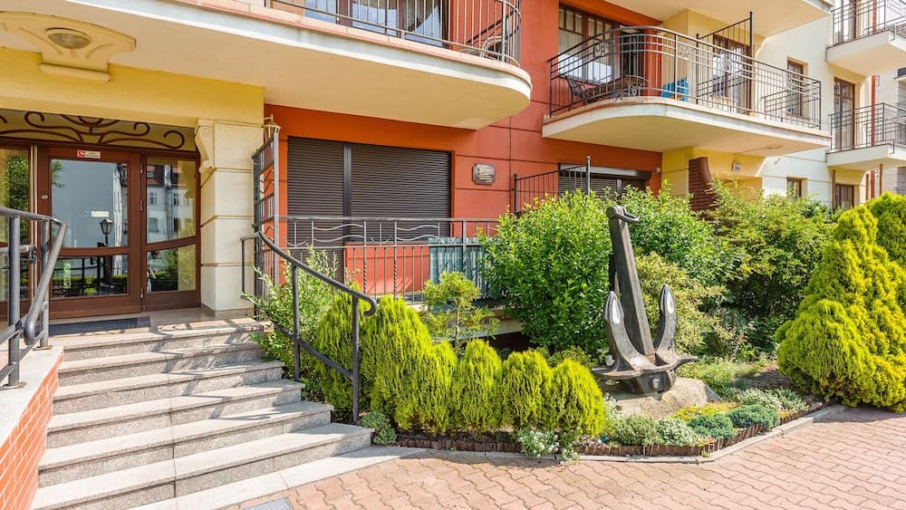 Konaklama yerinin ön cephesi