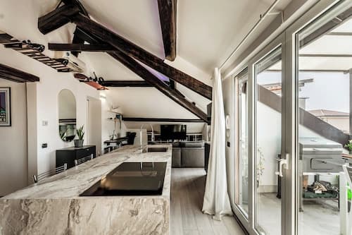 Loft Rooftop in Como - 3 Terraces, Park, Ac, Bbq