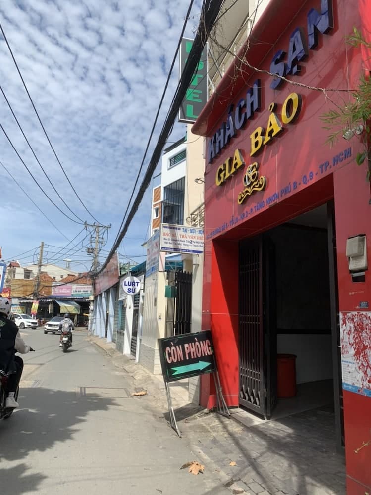 Konaklama yerinin ön cephesi