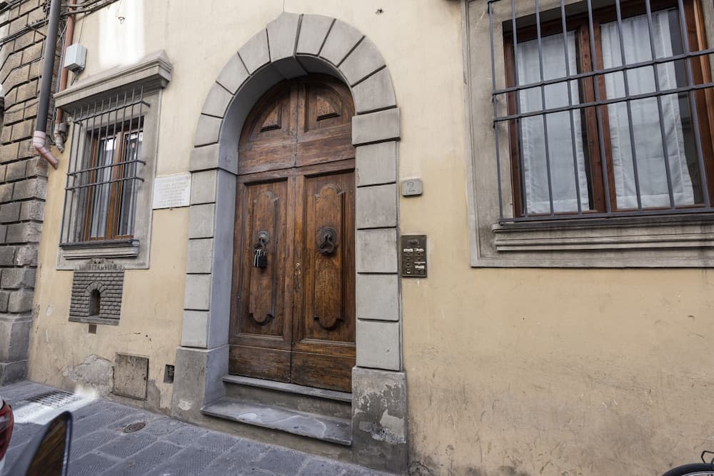 Konaklama yerinin ön cephesi