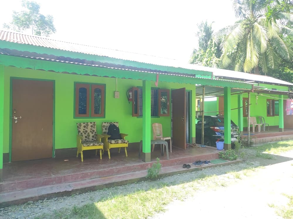 Konaklama yerinin ön cephesi