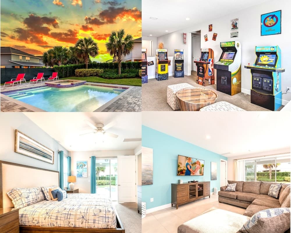 Private Pool Arcade Game Room Home By Disney 8 Bedroom Home by RedAwning