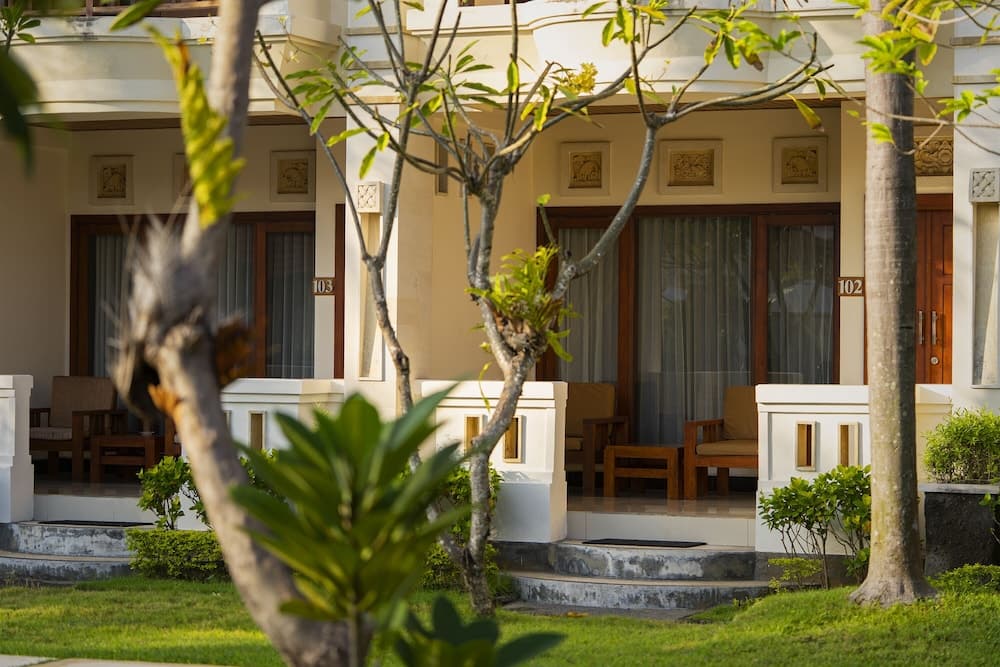 Konaklama yerinin ön cephesi