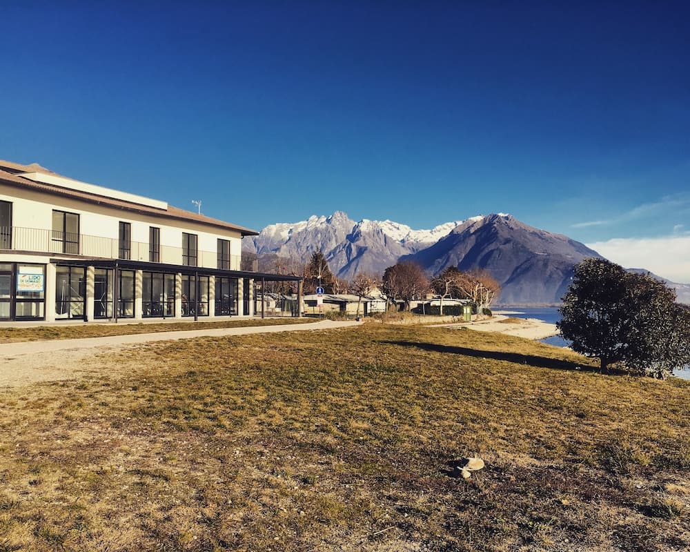 Konaklama yerinin ön cephesi