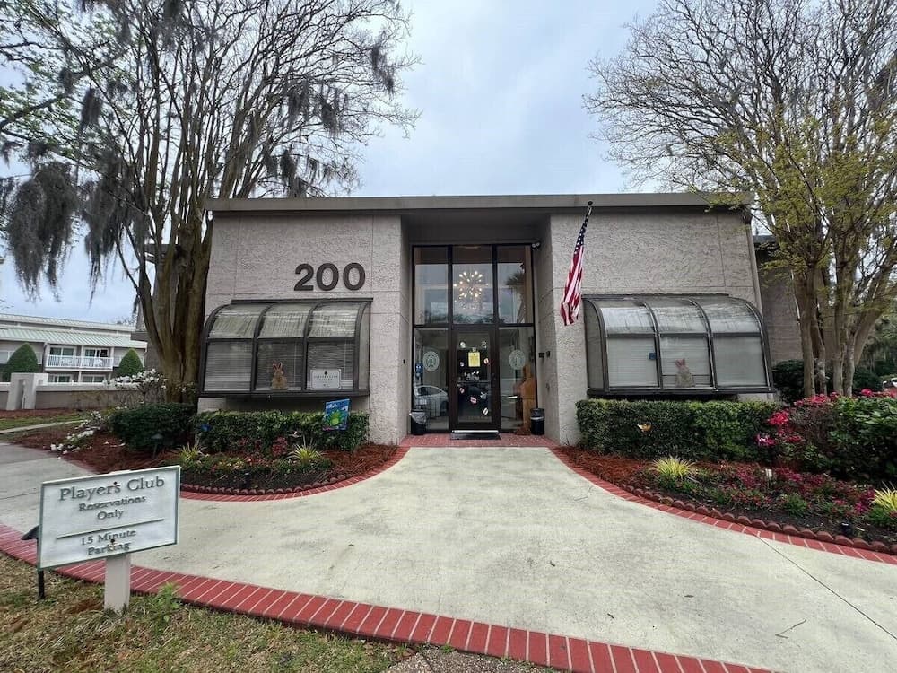 Konaklama yerinin ön cephesi