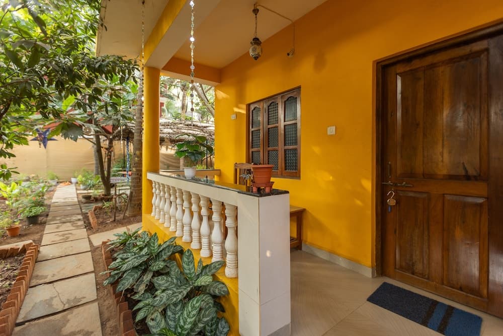 Konaklama yerinin ön cephesi