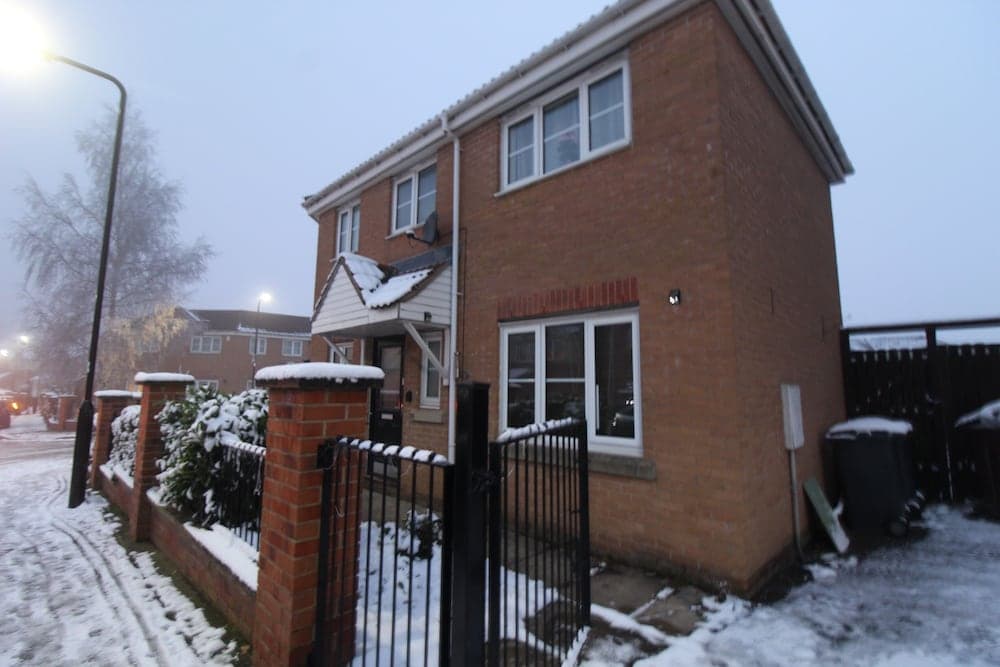 Konaklama yerinin ön cephesi