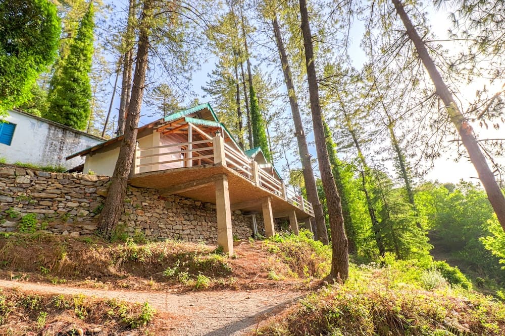 Konaklama yerinin ön cephesi